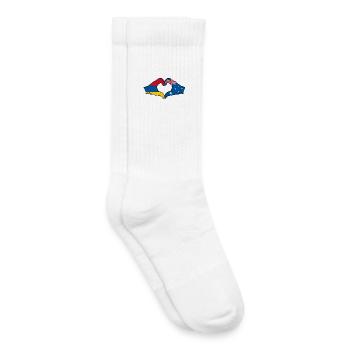 Armenien Australien Flagge Hände Herzform - Kinder Tennissocken - Weiß - Rechts
