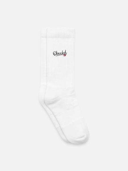 Obachd - Kinder Tennissocken - Weiß