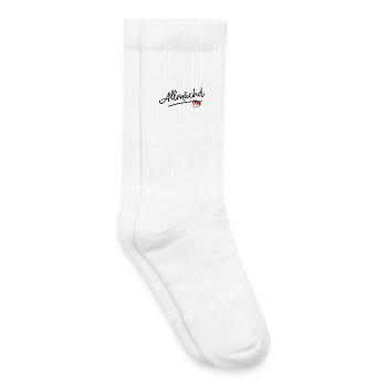 Allmächd - Chaussettes de tennis bio enfant - blanc - Droite