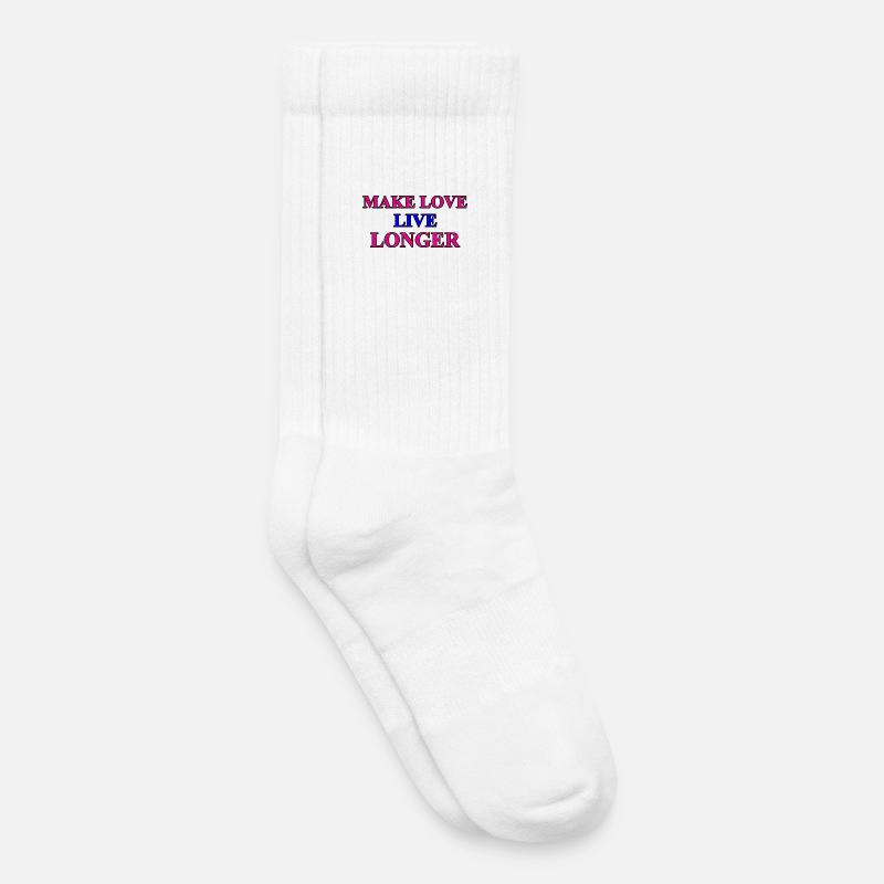 Miteinander schlafen - Kinder Tennissocken - Weiß