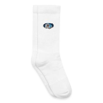 Drôle de raton laveur sous les étoiles - Chaussettes de tennis bio enfant - blanc - Droite