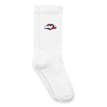 Holland Chile Flagge Hände Herzform - Kinder Tennissocken - Weiß - Rechts