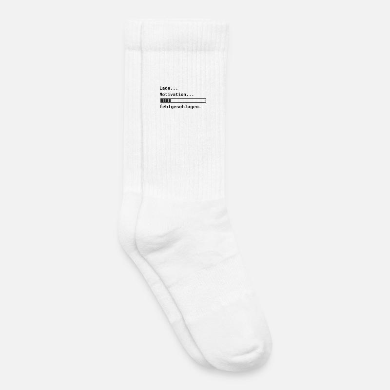 Lade Motivation - Kinder Tennissocken - Weiß