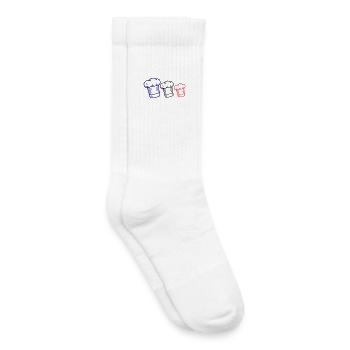 French flag hat - Kids Tennis Socks - white - Right
