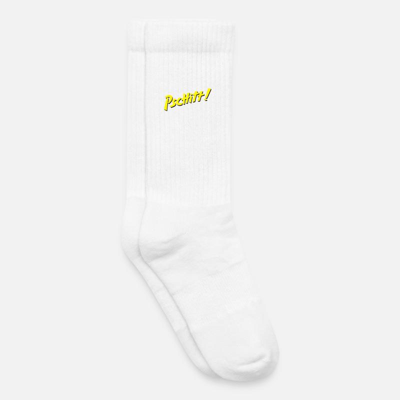 Zitronenspray - Kinder Tennissocken - Weiß