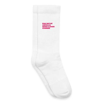 WOKE SATIRE: Ein Indianer kennt keinen Schmerz - Kinder Tennissocken - Weiß - Rechts