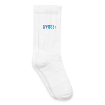 Lustige Krankenschwester Geschenke Krankenpflege Outfits - Kinder Tennissocken - Weiß - Rechts