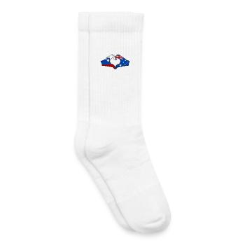 Slowenien Australien Flagge Hände Herzform - Kinder Tennissocken - Weiß - Rechts