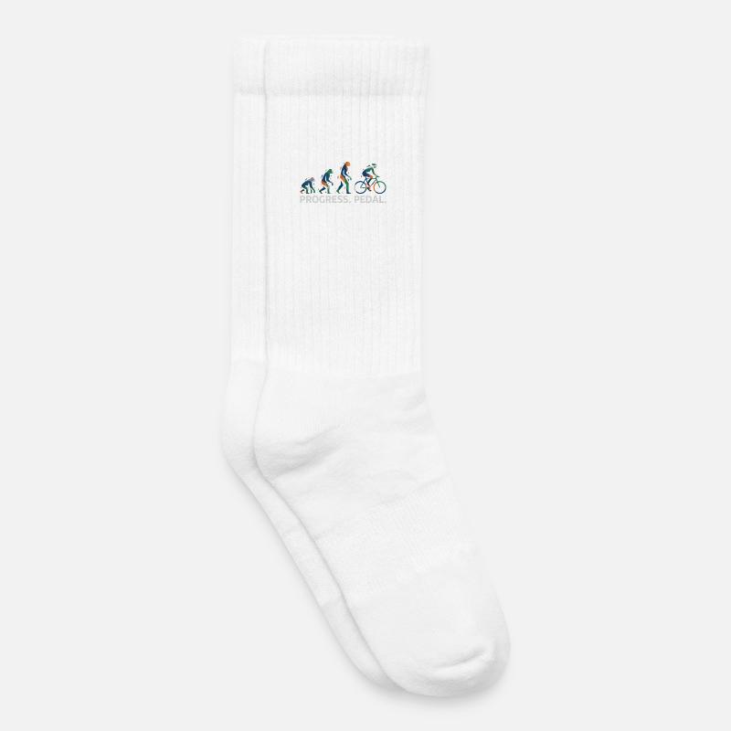 Entwicklung des Progress-Pedals - Kinder Tennissocken - Weiß