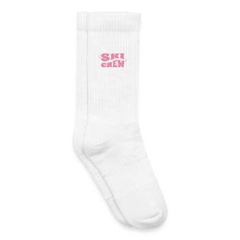 Ski Crew Après Ski Saying - Kids Tennis Socks - white - Right
