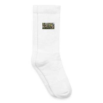Cherry blossom branches Spring - Kids Tennis Socks - white - Right