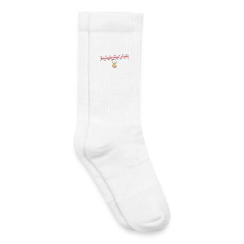 #fansparisiens_climat  - Chaussettes de tennis bio enfant - blanc - Droite