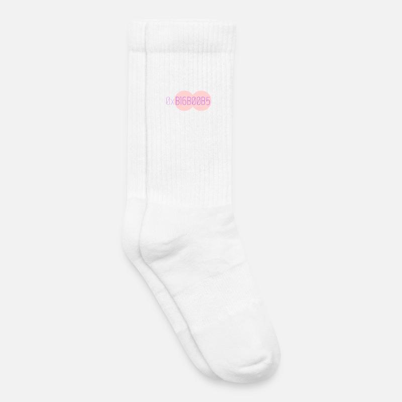 0xB16B00B5 Leetspeak  - Kinder Tennissocken - Weiß