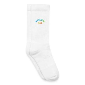 Justaucorps scolaire scolaire 2026 Inscription au collège - Chaussettes de tennis bio enfant - blanc - Droite