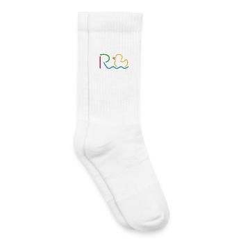 Finally Pension - Retirement - Pension - Kids Tennis Socks - white - Right