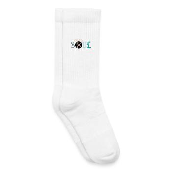 Vinyle de musique soul du Nord - Chaussettes de tennis bio enfant - blanc - Droite