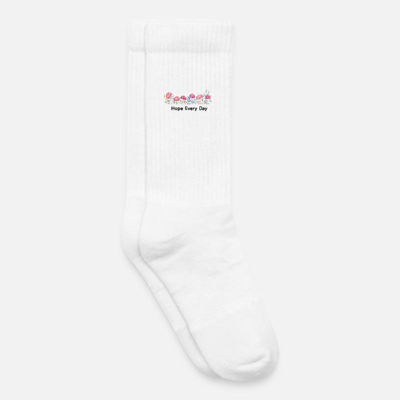 Hoffnung  - Kinder Tennissocken - Weiß