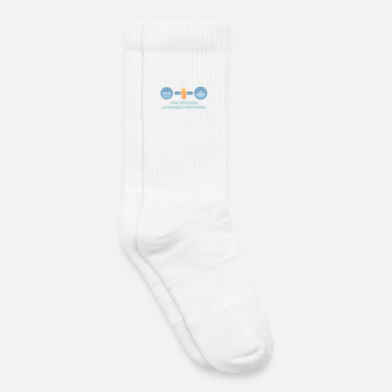 One decision changes everything - Kids Tennis Socks - white