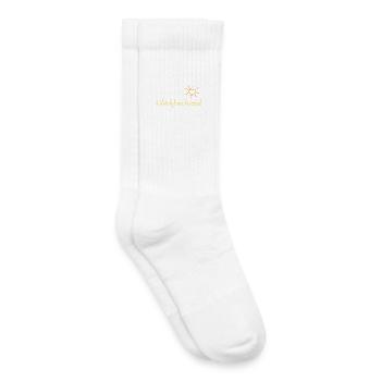 Glückleuchtend - Wortschätze - vergessene Wörter - Kinder Tennissocken - Weiß - Rechts