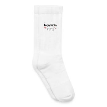 Bachelorstudium Logopädie Logopädin - Kinder Tennissocken - Weiß - Rechts