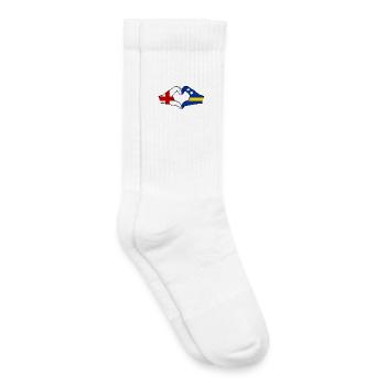 England Curacao Flagge Hände Herzform - Kinder Tennissocken - Weiß - Rechts