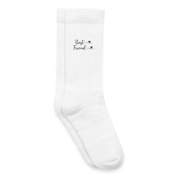 Meilleur ami - Chaussettes de tennis bio enfant - blanc - Droite