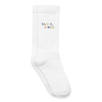 back to school - Kinder Tennissocken - Weiß - Rechts