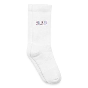 Schulkind Einschulung Design - Kinder Tennissocken - Weiß - Rechts