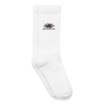 Survivant du routage interne des câbles - Chaussettes de tennis bio enfant - blanc - Droite