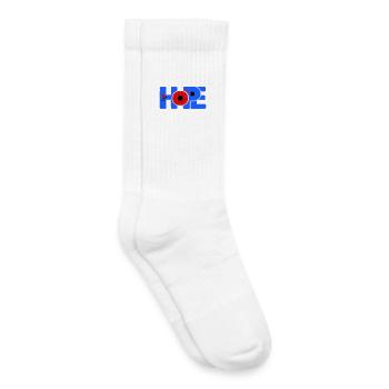 Hope Hoffnung - Chaussettes de tennis bio enfant - blanc - Droite