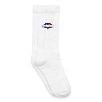 Kap Verde Holland Flagge Hände Herzform - Kinder Tennissocken - Weiß - Rechts
