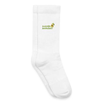Avocado Enthusiast Design - Kinder Tennissocken - Weiß - Rechts