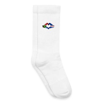 Kap Verde Südafrika Flagge Hände Herzform used - Kinder Tennissocken - Weiß - Rechts