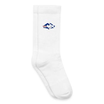 Cape Verde Scotland flag hands heart shape used - Kids Tennis Socks - white - Right