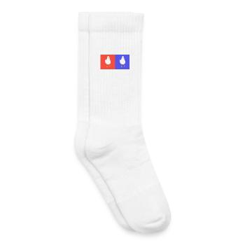 DoubleTrouble 1 - Kinder Tennissocken - Weiß - Rechts
