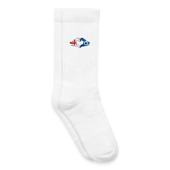 Georgia Nazar Flag Hands Heart Shape Used - Kids Tennis Socks - white - Right