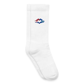 Croatia Nazar flag hands heart shape used - Kids Tennis Socks - white - Right