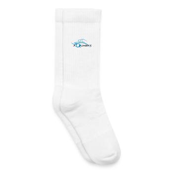 Aquabike en action - Chaussettes de tennis bio enfant - blanc - Droite