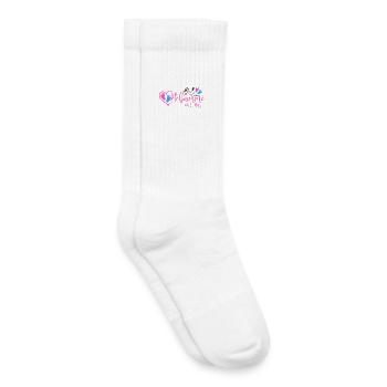 Hebamme mit Herz  - Kinder Tennissocken - Weiß - Rechts