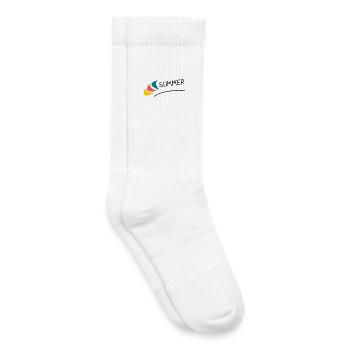 HOLIDAY. HAPPY HOLIDAYS. MISTRESS. MASTER. TEACHER - Kids Tennis Socks - white - Right