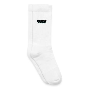 Neon Purerider x MR DESIGN - Kids Tennis Socks - white - Right
