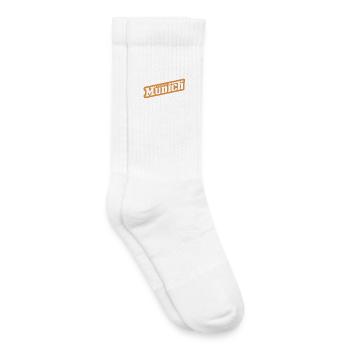 München - weil´s Deine Stadt ist! - Kinder Tennissocken - Weiß - Rechts
