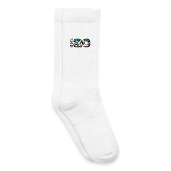 FQ20-2025-misano - Kinder Tennissocken - Weiß - Rechts