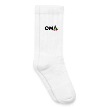 Oma Weihnachtsbaum - Kinder Tennissocken - Weiß - Rechts