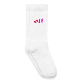 Roadbike Fokus pur - Kinder Tennissocken - Weiß - Rechts