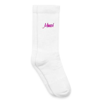 Mausi_Spruch - Kinder Tennissocken - Weiß - Rechts