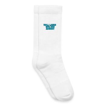 voll laser wie der abgeht - Kinder Tennissocken - Weiß - Rechts
