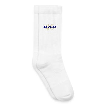 Dad 26 Baby Vater Vatertag Geschenk Papa 2026 - Kinder Tennissocken - Weiß - Rechts