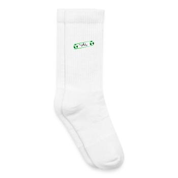 Herz Fußball PulsLinie - Kinder Tennissocken - Weiß - Rechts