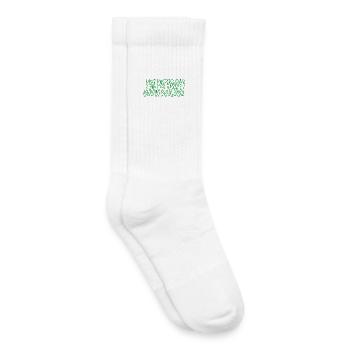 Texte du Montirom - Chaussettes de tennis bio enfant - blanc - Droite
